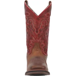 Laredo Tan And Red Darla Boots -Heydudes Cowboy Shop 01 5894 BN111 big ce42cc02 484f 4497 85b5 77f0e43a758d