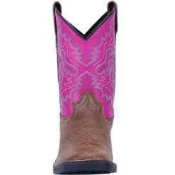 Dan Post Kid's Tan And Pink Punky Square Toe Boots -Heydudes Cowboy Shop 01 DPC3979 BN108 big 13080c23 5ff3 4e1b a1bf 1c25544fb6c7