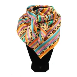 M&F Western Products Striped Leopard Wild Rag