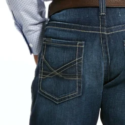 Ariat Men's M5 Straight Leg Robbie Jean -Heydudes Cowboy Shop 10032319 03