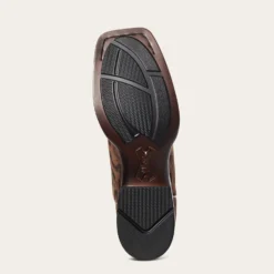 Ariat Women's Primetime Leopard Square Toe Western Boots -Heydudes Cowboy Shop 10035935 sole warm