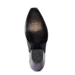 Ariat Women's Black Pendleton Dixon Boot -Heydudes Cowboy Shop 10038475 sole