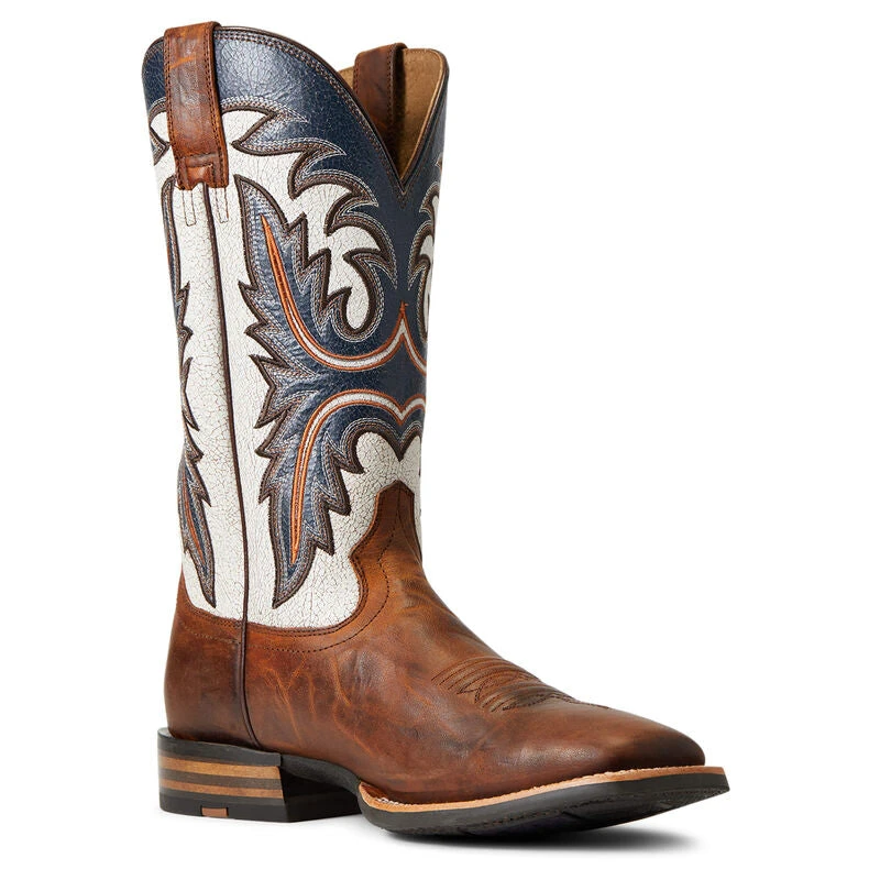 Ariat Brown Cream Brush Rider Square Toe 2 Ariat Brown Cream Brush Rider Square Toe - Image 2