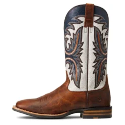Ariat Brown Cream Brush Rider Square Toe