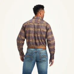 Ariat Men's Fletcher Shirt 4 Ariat Men's Fletcher Shirt -Heydudes Cowboy Shop 10041747 back warm