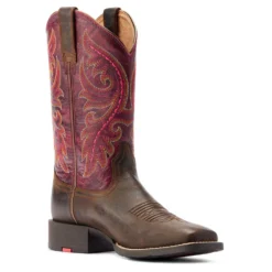 Ariat Women's Round Up For Wide Calves -Heydudes Cowboy Shop 10044433 medial