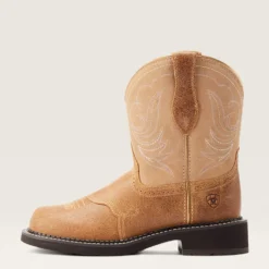 Ariat Brown Fatbaby Boots -Heydudes Cowboy Shop 10044537 side warm