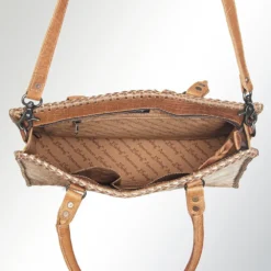 American Darling Conceal Carry Hide Leather Tote -Heydudes Cowboy Shop 108137 L