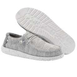 Heydude Hey Dude Men's Wally Stretch Aggregate Shoes -Heydudes Cowboy Shop 110383262 WALLY STRETCH AGGREGATE 03 1024x1024 583065df 44f7 4322 b167 c256abd0b615