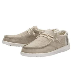 Heydude Hey Dude Wally Linen Natural Khaki