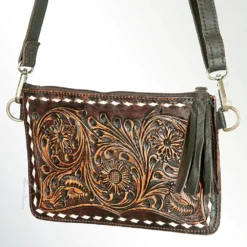 American Darling Tooled Leather Crossbody