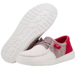 Heydude Hey Dude Wendy Sox Funk White Strawberry -Heydudes Cowboy Shop 121920175b