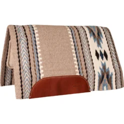 Mustang Blue And Cream Temecula W/ Wool Felt Pad