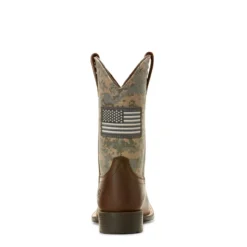 Ariat Kid's Sage And Brown Camo Patriot Square Toe Boot 7 Ariat Kid's Sage And Brown Camo Patriot Square Toe Boot -Heydudes Cowboy Shop 1280 2vUnJkxuJpr0