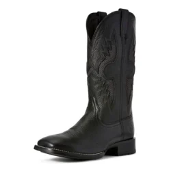 Ariat Men's Black Carbon Solado VentTEK Square Toe Boot