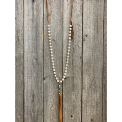 J.Forks Designs Freshwater Pearl Tassel Necklace
