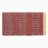 Mustang Red And Tan Double Weave Saddle Blanket