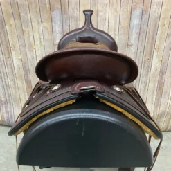 Circle Y Apache Trail Saddle With Shell Border And Tan Seat, 16 Inch 7 Circle Y Apache Trail Saddle With Shell Border And Tan Seat, 16 Inch -Heydudes Cowboy Shop 1651 8601 05 2 scaled
