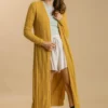 Mustard Long Knit Cardigan
