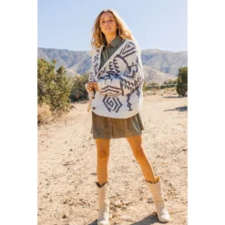 Geometric Pattern Open Sweater Cardigan -Heydudes Cowboy Shop 17053364 f6a57ca0 b5a4 4794 a0fe 259fe68b52e4 1