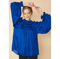 Solid Ruffled Satin Long Sleeve -Heydudes Cowboy Shop 17405072 79862bc7 845b 4995 a141 5c714c4bd55d