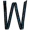 Showman Teal Barbwire Tie Strap