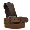 Georgia Men's Solid Brown Belt