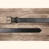 Texaas Saddlery Black Latigo Belt