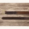 Texas Saddlery Kids Chocolate Roughout/Spider Tooled Combo Belt