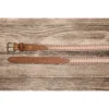 Texas Saddlery Tan/Brown Buckstitch Belt