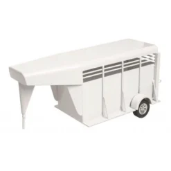 Little Buster Toys White Stock Trailer -Heydudes Cowboy Shop 200840 3