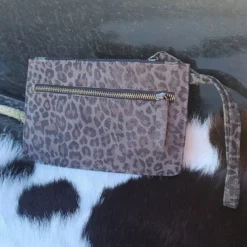 Grey Cheetah Wristlet -Heydudes Cowboy Shop 20220316 111812