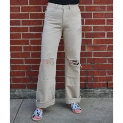KanCan Taupe 90's Ultra High Rise Wide Leg Jean 8 KanCan Taupe 90's Ultra High Rise Wide Leg Jean -Heydudes Cowboy Shop 20230405 133512