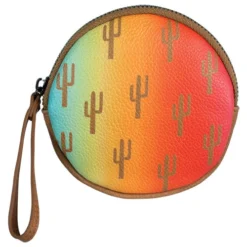 Catchfly Round Cactus Coin Purse