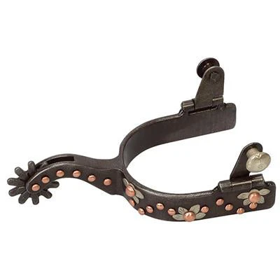 Weaver Leather Weaver Ladies Floral Buff Spurs 1 Weaver Leather Weaver Ladies Floral Buff Spurs