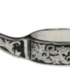 Showman Stainless Steel Black Inlay Spurs