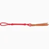 Mustang Red Nylon Braided Quirt