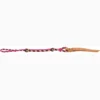 Mustang Brown, Pink, And Cream Nylon Braided Quirt