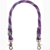 Mustang Purple Black And Lime Wither Strap