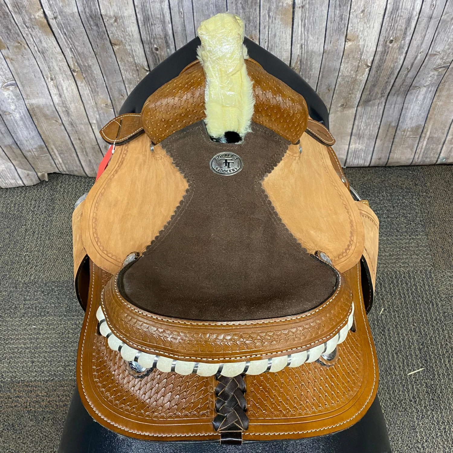 Double T Youth Barrel Saddle 5 Double T Youth Barrel Saddle - Image 5