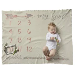 "My Girl" First Years Milestone Blanket