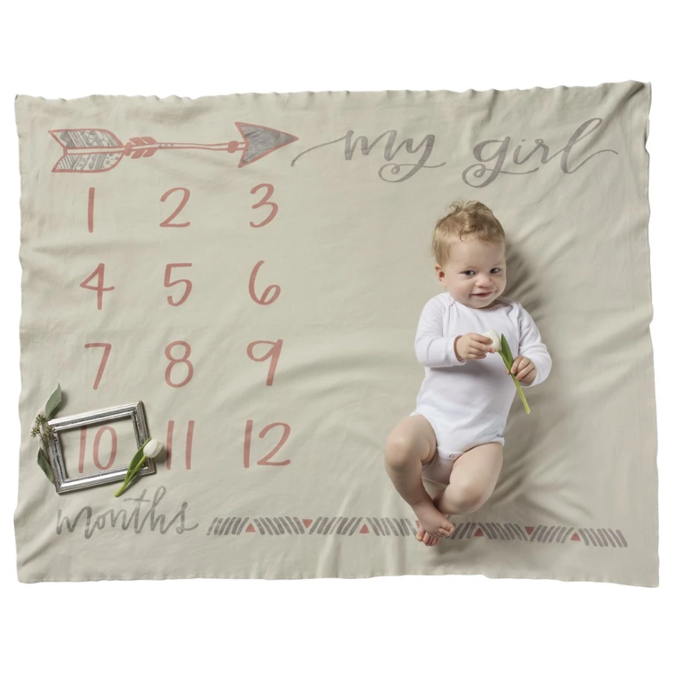 "My Girl" First Years Milestone Blanket 1 "My Girl" First Years Milestone Blanket