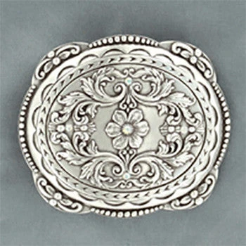 Floral And Rhinestone Buckle 1 Floral And Rhinestone Buckle