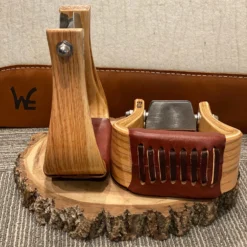 Nettles Stirrups 3" Flatbottom Varnish With Leveler -Heydudes Cowboy Shop 3 FV L1copy scaled