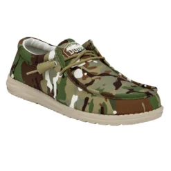 Heydude Hey Dude Men's Wally Ripstop Multi Camo -Heydudes Cowboy Shop 40004 9CQ WALLYCAMOUFLAGE MULTICAMO RIGHTANGLE