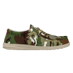 Heydude Hey Dude Men's Wally Ripstop Multi Camo -Heydudes Cowboy Shop 40004 9CQ WALLYCAMOUFLAGE MULTICAMO RIGHTSIDE