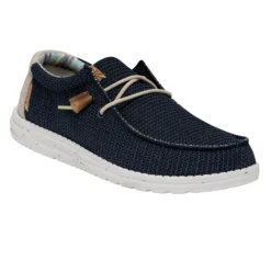 Heydude Hey Dude Men's Wally Eco Sox Orion Blue 12 Heydude Hey Dude Men's Wally Eco Sox Orion Blue -Heydudes Cowboy Shop 40008 4MT WALLYSTRETCH ORIONBLUE RIGHTANGLE