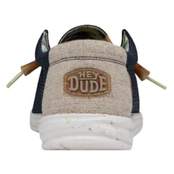 Heydude Hey Dude Men's Wally Eco Sox Orion Blue 18 Heydude Hey Dude Men's Wally Eco Sox Orion Blue -Heydudes Cowboy Shop 40008 4MT WALLYSTRETCH ORIONBLUE RIGHTBACK