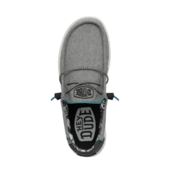 Heydude HEY DUDE WALLY H20 GRAPHITE -Heydudes Cowboy Shop 40013 014 WALLYH2O GRAPHITE LEFTTOP