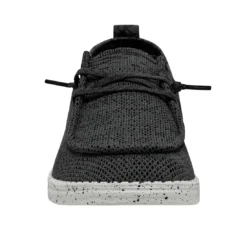 Heydude Hey Dude Wally Halo Dark Grey -Heydudes Cowboy Shop 40014 029 WALLYHALO DARKGREY RIGHTFRONT